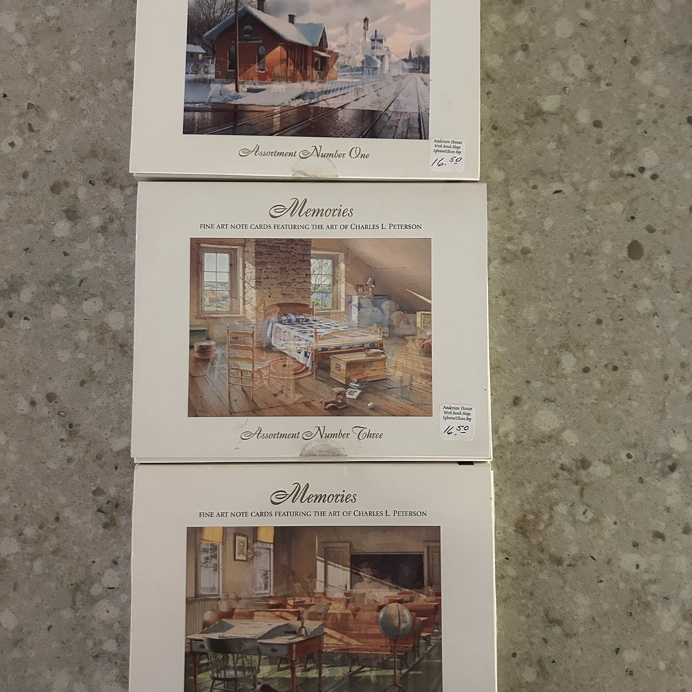 Fine Art Note Cards Set by Charles L. Peterson - Assorted Designs